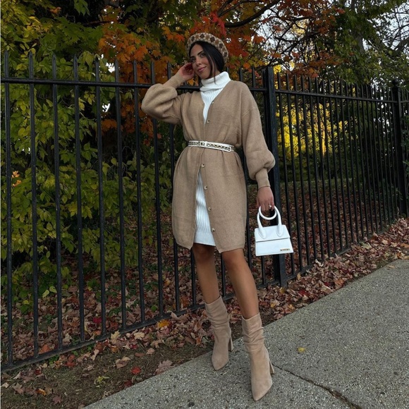 Vince Camuto suede nude booties - Picture 8 of 8
